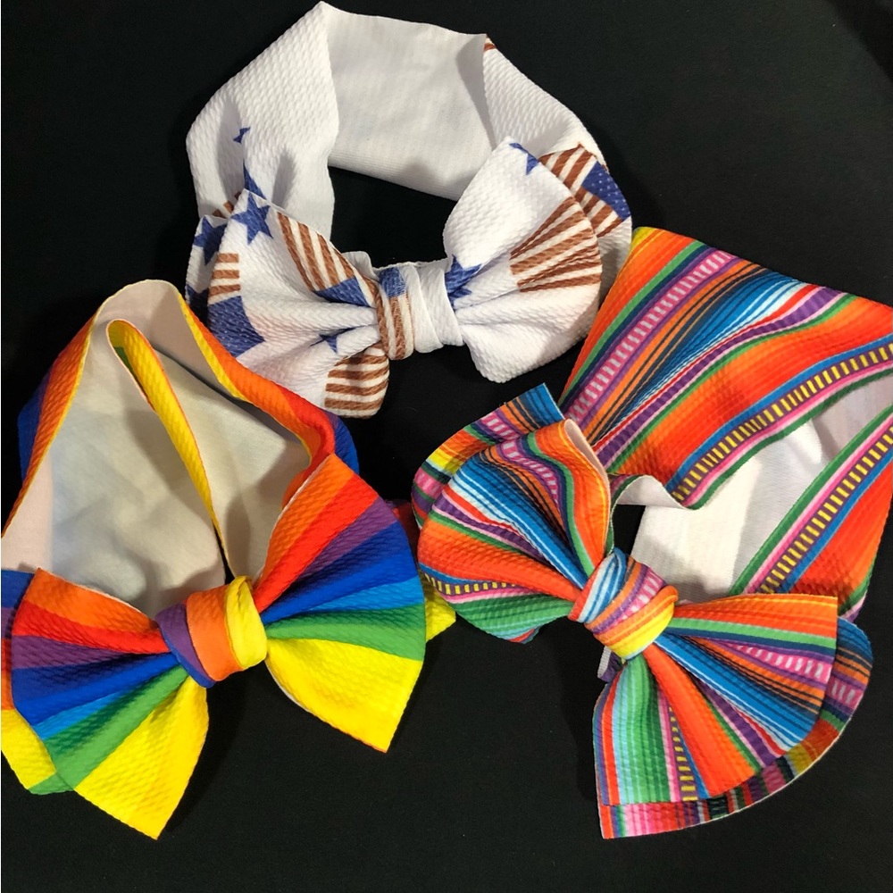 Infant/toddler headwraps. New.